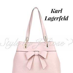 NWT’s Karl Lagerfeld Paris ‘Katie’ Bow Tote Bag